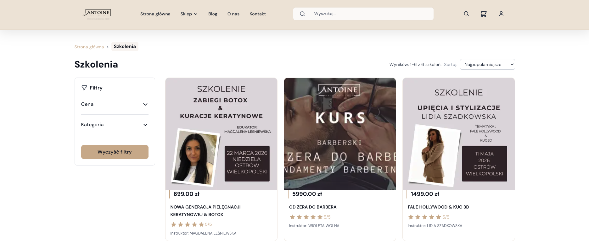 fryzjer-premium.pl - sklep internetowy, performance i kampanie - Projekt SynthIT